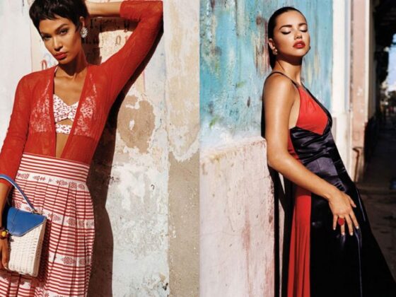 Fotograful Alasdair McLellan a realizat proiectul "Viva Cuba" pentru Revista W impreuna cu celebrele modele de la Victoria's Secrets - Adriana Lima si Joan Smalls.
