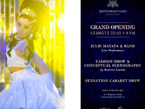 Fashion Show Conceptual Scenography by Beatrice Couture vine cu linia costumelor de scena si artistice.