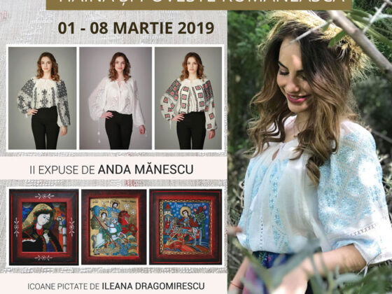 Expozitie Ia si Icoana - Haina si Poveste Romaneasca. In ziua de vineri, 1 martie 2019, la Muzeul de Arta Populara ”Prof. Dr. Nicolae Minovici” va avea loc o activitate - eveniment inscris in Concursul National ”Cultura si Civilizatie Romania”