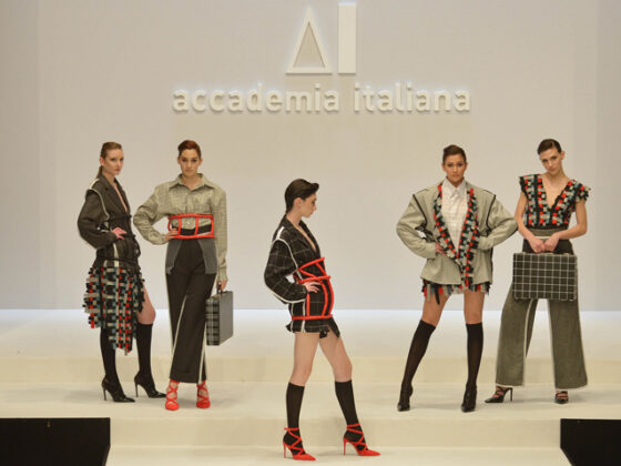 In Florence on the catwalk the "Talents 2019 Fashion show" by Accademia Italiana Arte Moda Design.