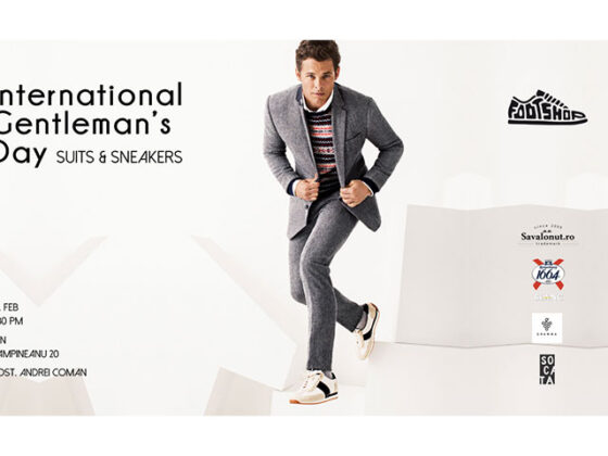 Vino sambata la FOOTSHOP, la International Gentleman’s Day, unde vei descoperi zece feluri de a stiliza o tinuta.