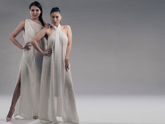 In Snow collection I chosed 100% recycled fabric because of our planet.