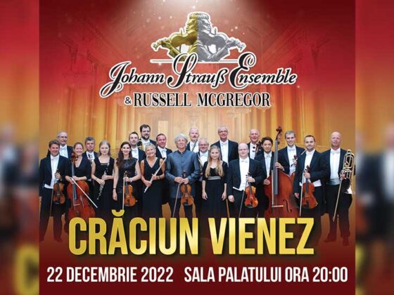 Concertul „CRACIUN VIENEZ” cel mai asteptat eveniment ce vesteste sosirea sarbatorilor de iarna, aduce in fata publicului iubitor de frumos un repertoriu unic.