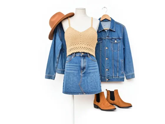 Ceea ce poate părea la o primă vedere ca piese retro sau de inspiraţie boho, dacă sunt mixate inteligent, îţi pot oferi un look modern, şic, făcând din combinaţia croşet şi denim una din cele mai inspirate.